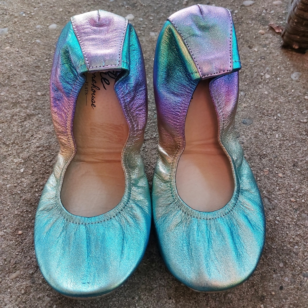 The Storehouse Flats Northern Lights Leather Size 9 Worn Once EUC